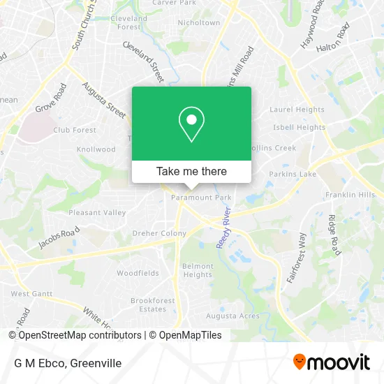 G M Ebco map