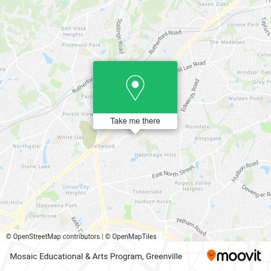 Mosaic Educational & Arts Program map