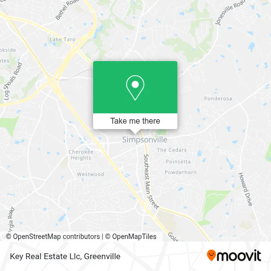 Key Real Estate Llc map