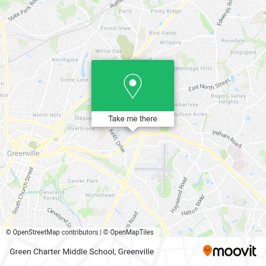 Green Charter Middle School map