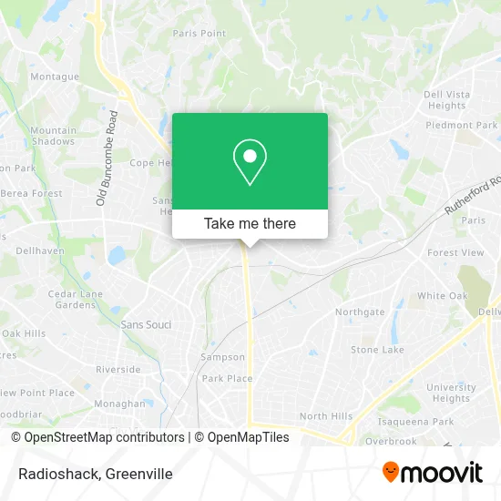 Mapa de Radioshack