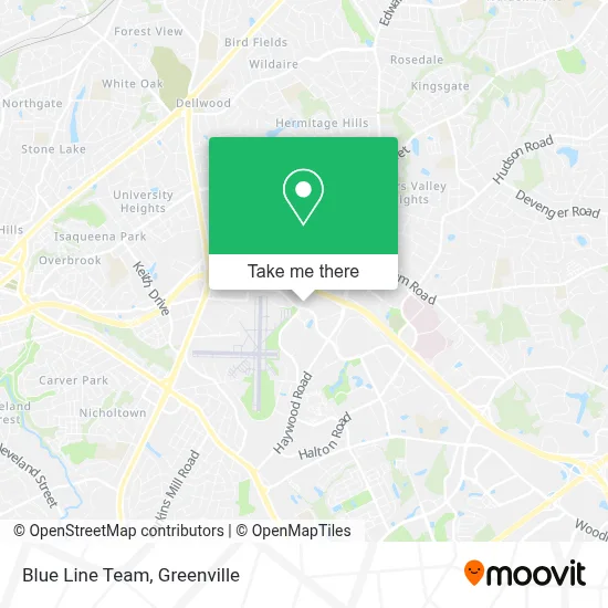 Blue Line Team map