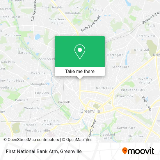 First National Bank Atm map