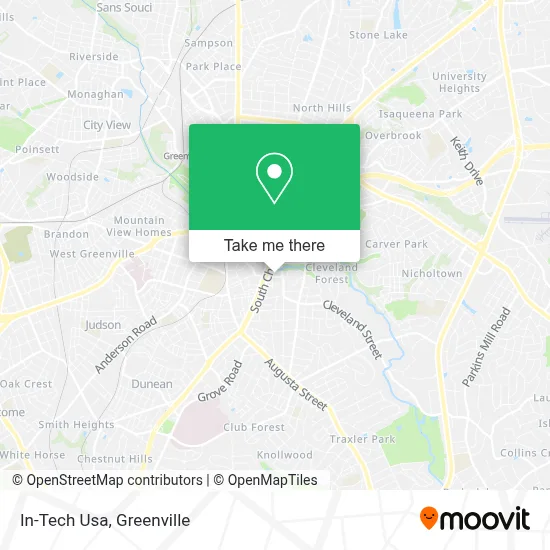 In-Tech Usa map