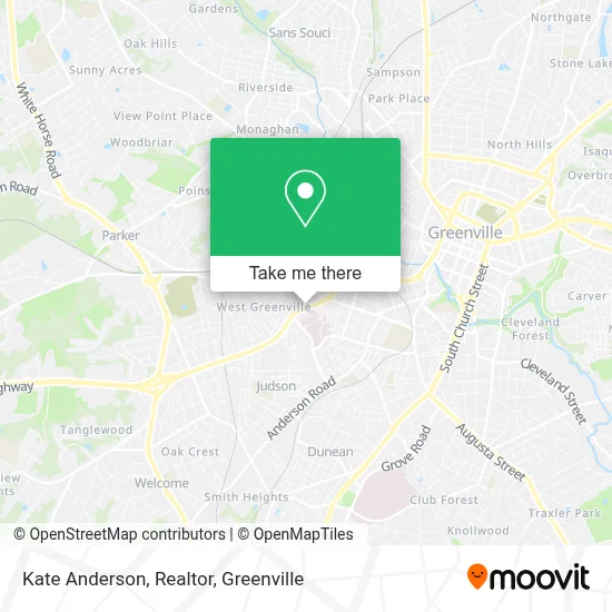 Kate Anderson, Realtor map