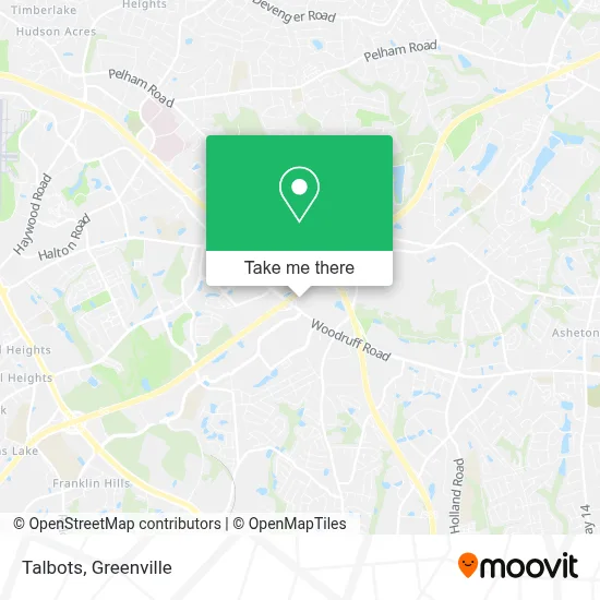 Talbots map