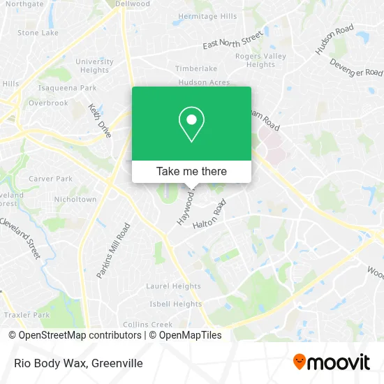 Rio Body Wax map