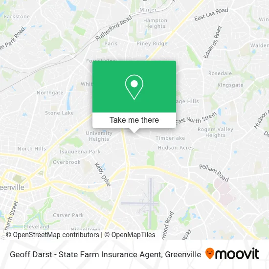 Geoff Darst - State Farm Insurance Agent map