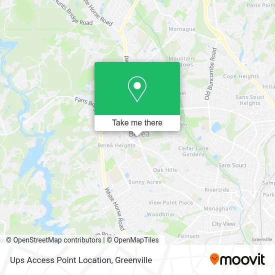 Ups Access Point Location map
