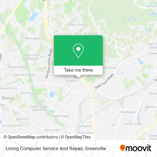 Mapa de Lining Computer Service And Repair