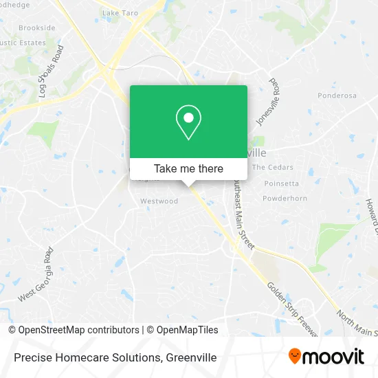 Precise Homecare Solutions map