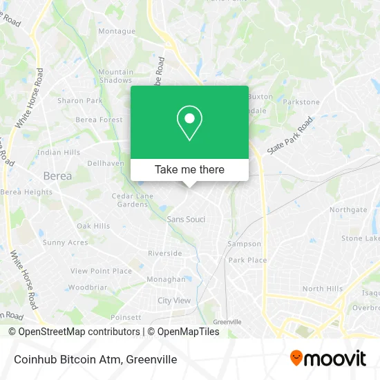 Coinhub Bitcoin Atm map