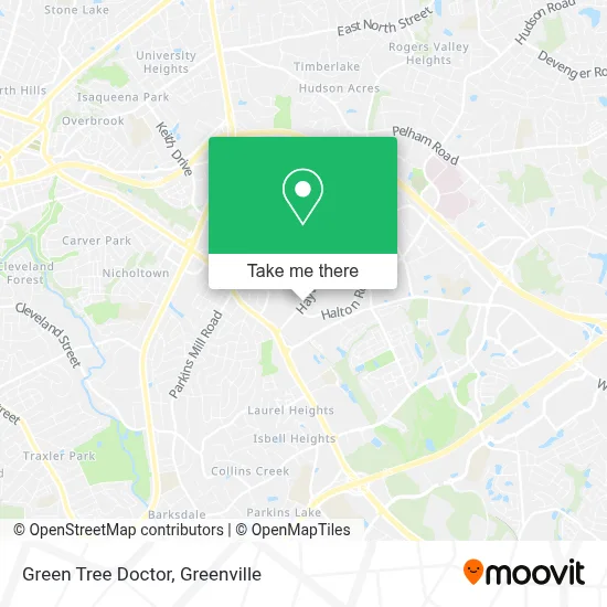 Green Tree Doctor map