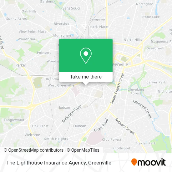 The Lighthouse Insurance Agency map