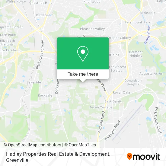 Hadley Properties Real Estate & Development map