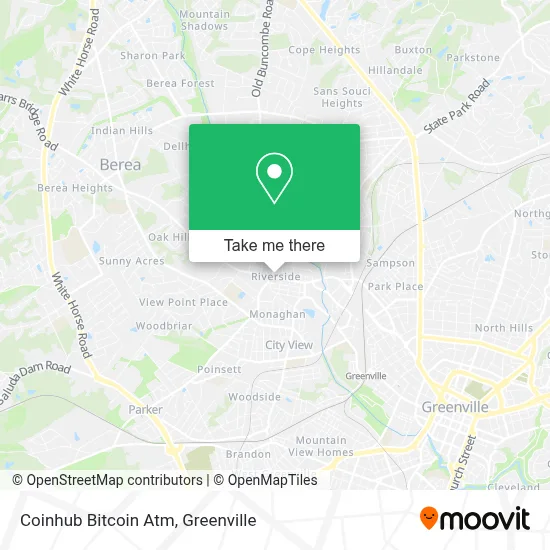 Coinhub Bitcoin Atm map