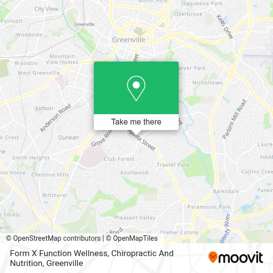 Form X Function Wellness, Chiropractic And Nutrition map