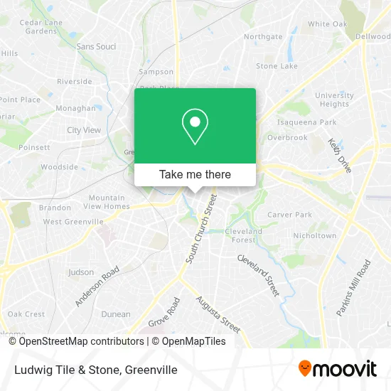 Ludwig Tile & Stone map