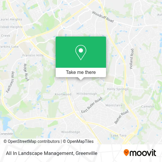 All In Landscape Management map