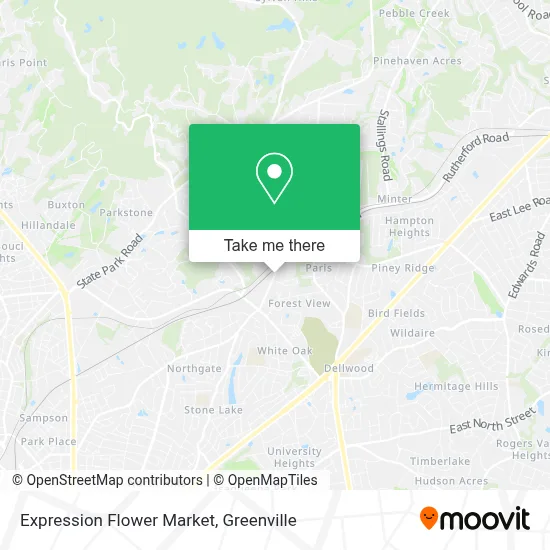 Expression Flower Market map