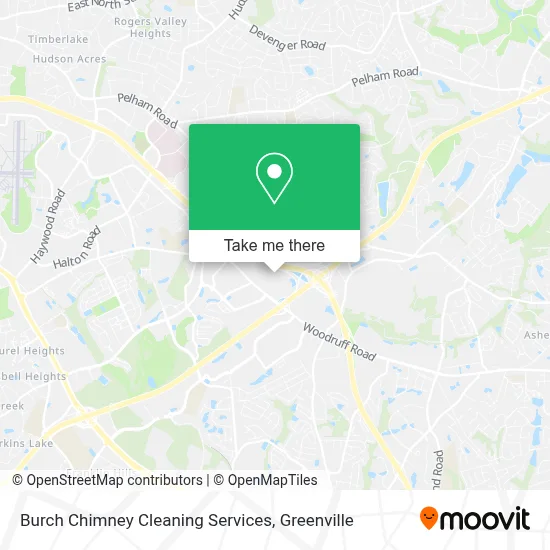 Burch Chimney Cleaning Services map