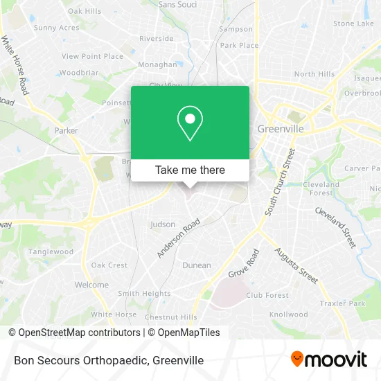 Bon Secours Orthopaedic map
