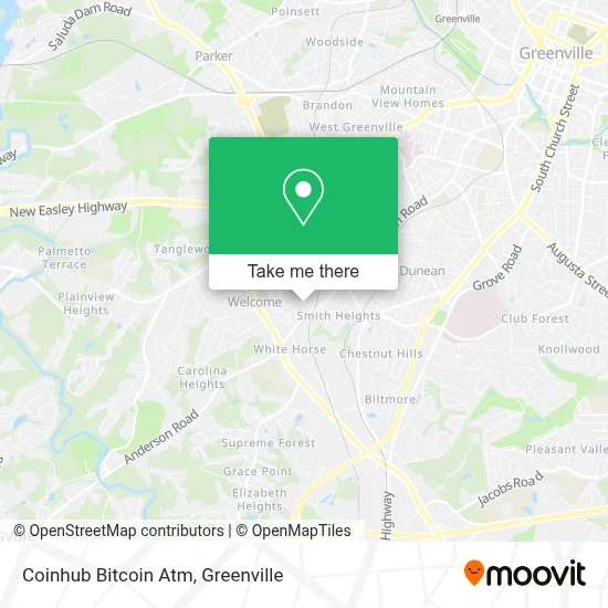 Coinhub Bitcoin Atm map