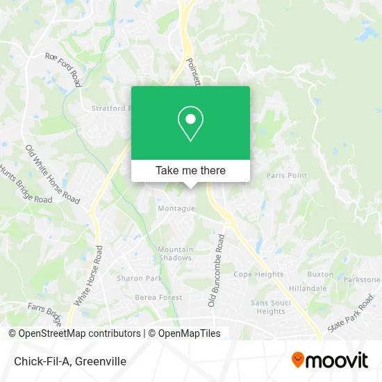 Chick-Fil-A map
