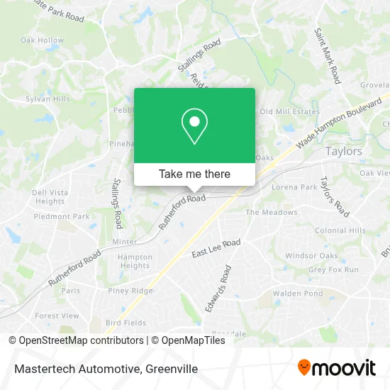 Mastertech Automotive map