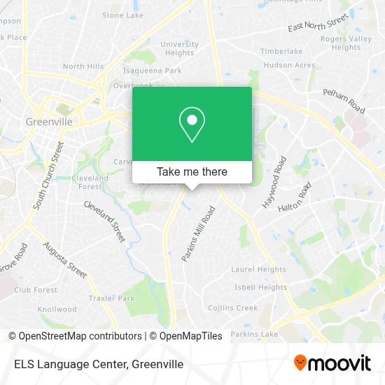 Els Language Center map
