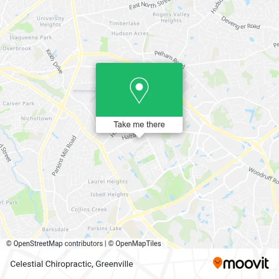 Celestial Chiropractic map
