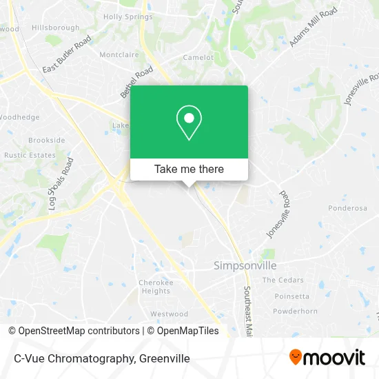 C-Vue Chromatography map