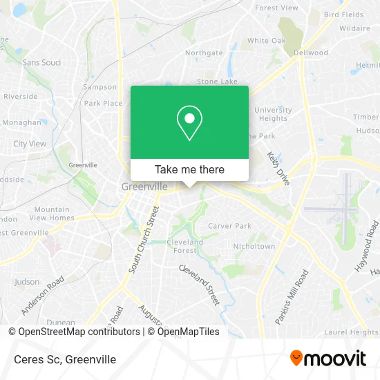 Ceres Sc map