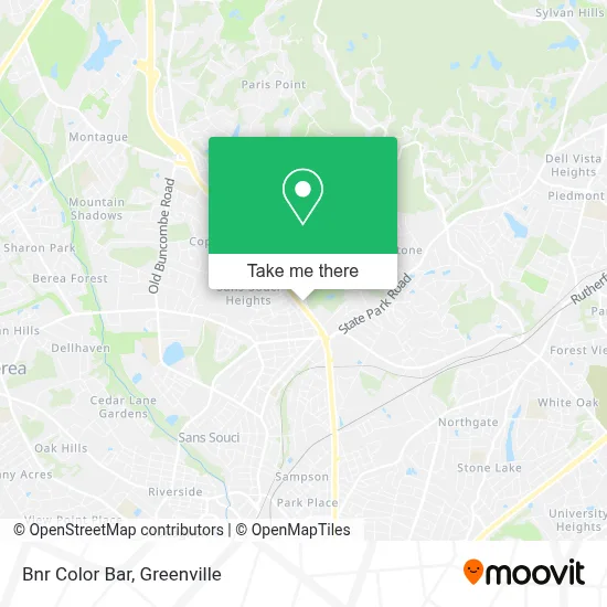 Bnr Color Bar map