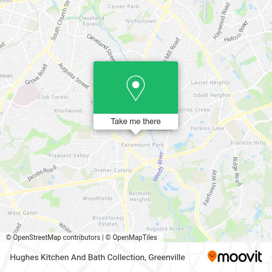 Hughes Kitchen And Bath Collection map