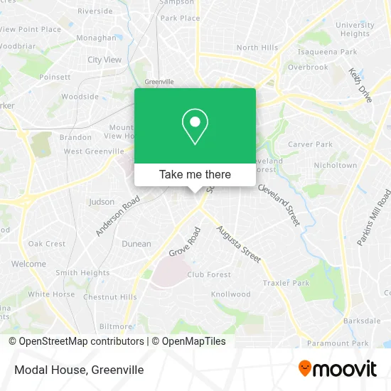 Modal House map