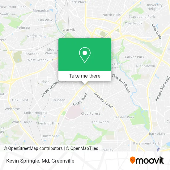 Kevin Springle, Md map