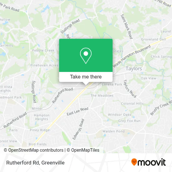 Mapa de Rutherford Rd