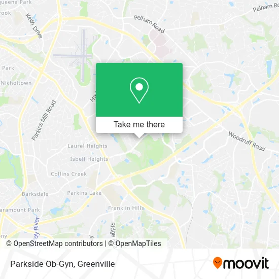 Parkside Ob-Gyn map