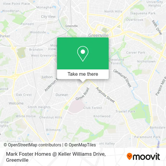 Mark Foster Homes @ Keller Williams Drive map
