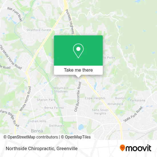 Northside Chiropractic map