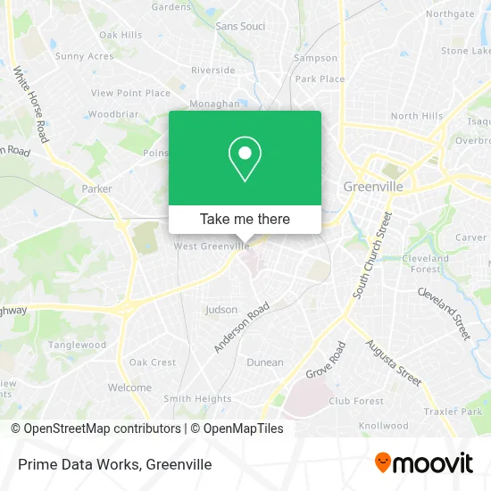 Prime Data Works map