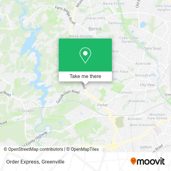 Order Express map