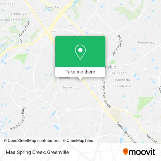 Maa Spring Creek map