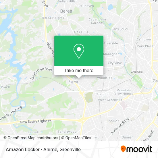 Amazon Locker - Anime map