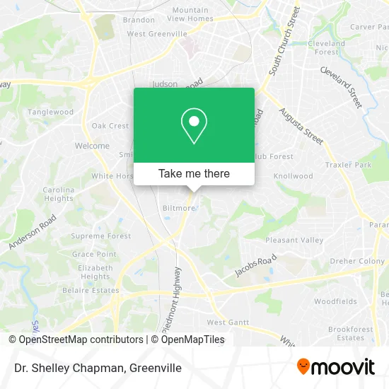 Dr. Shelley Chapman map