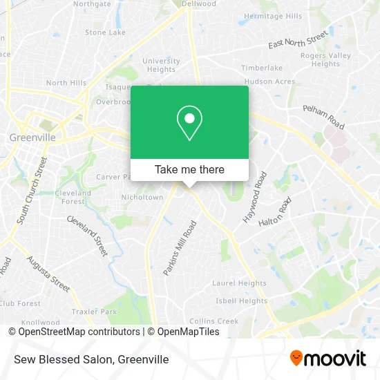 Sew Blessed Salon map