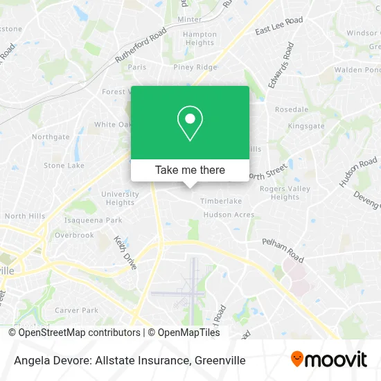 Angela Devore: Allstate Insurance map