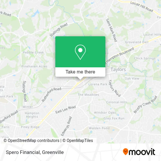 Spero Financial map