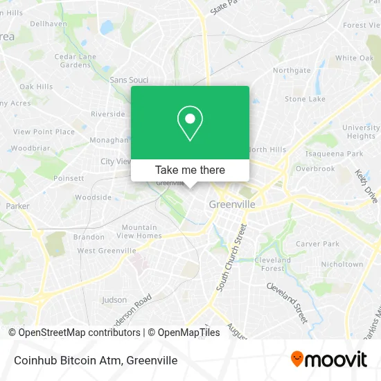 Coinhub Bitcoin Atm map